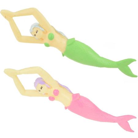 Toi-toys Vingerschieter Zeemeermin 10,5 Cm Roze/groen