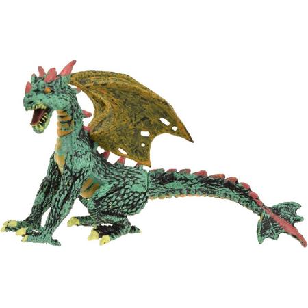 Toi-toys Vliegende Draak Groen/ Geel 13 Cm