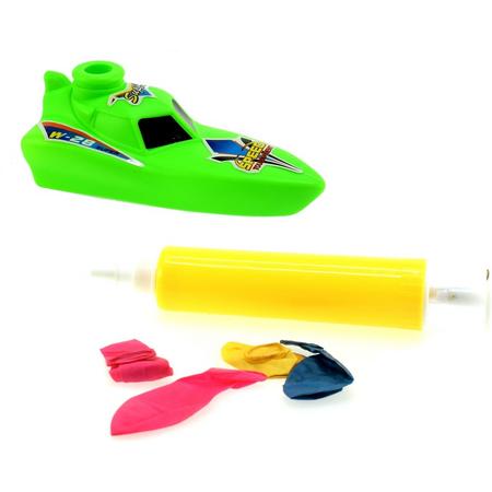 Toi-toys Waterballon Speedboot 3-delig Groen 13 Cm