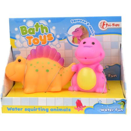 Toi-toys Waterspuitdiertjes Dinosaurus Roze/ Oranje