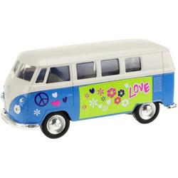 Toi-toys Welly Volkswagen Bus Blauw 10,5 Cm