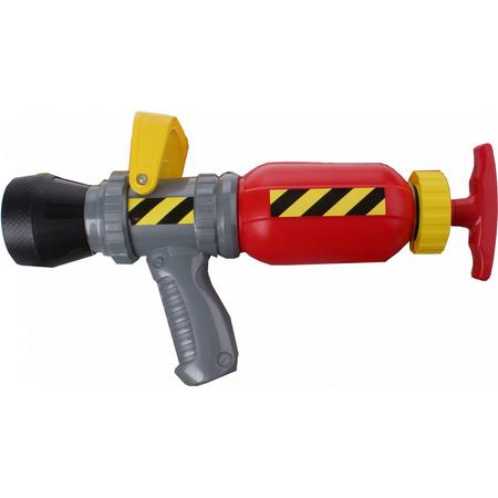 waterpistool Brandweer 38 cm rood/grijs