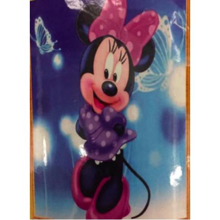 TOPMO- Disney  Minnie Mouse  - Diamond painting pakket - HQ Diamond Painting - volledig dekkend - Diamant Schilderen – voor Volwassenen – ROND - 40 x 50 CM