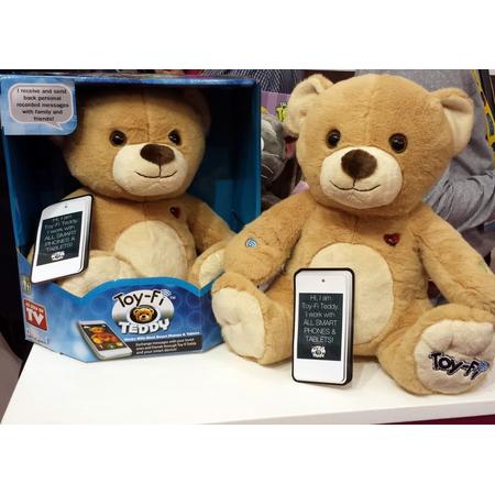 Toy-Fi Teddy, compatibel met Iphone (niet inbegrepen)