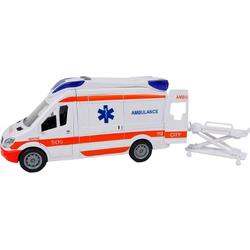 Toys Amsterdam Ambulance Junior 27 Cm Wit 2-delig