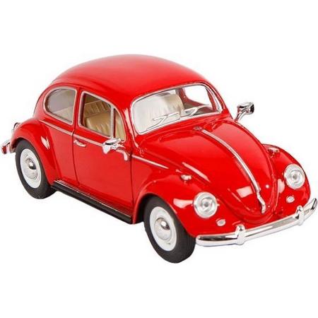 Toys Amsterdam Auto Volkswagen Kever 1967 Die-cast 1:24 Rood