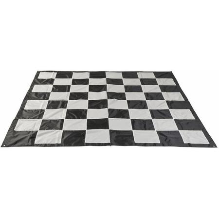 Tuin schaakmat, 140x140 cm in tas met haringen  Top Kwaliteit