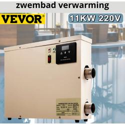 AspektProducts - Zwembad Verwarmer - Elektrische Digitale Boiler - Zwembad Heater - Boiler - Zwembad Boiler - Beige