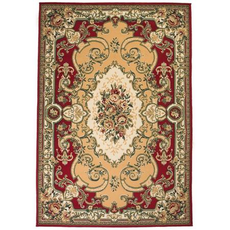 Tapijt Oriental Perzisch ontwerp 120x170 cm rood/beige