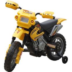 vidaXL - Kinder motor Crosser elektrisch 6 volt geel 80055