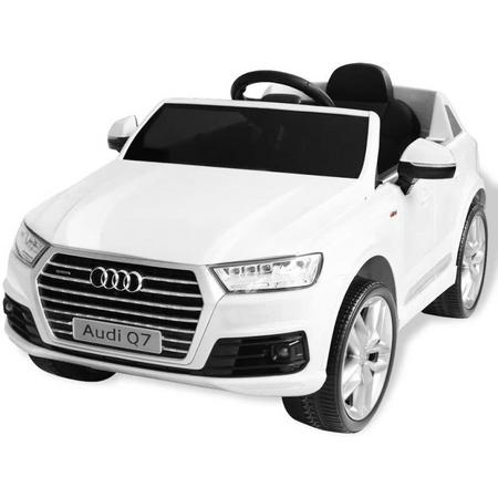 vidaXL Elektrische speelgoedauto Audi Q7 6 V wit