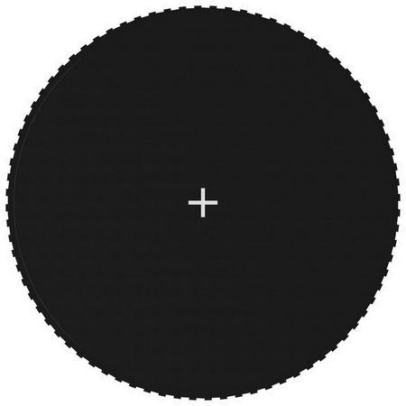 vidaXL Springmat voor 14 feet/4.27 m ronde trampoline stof zwart