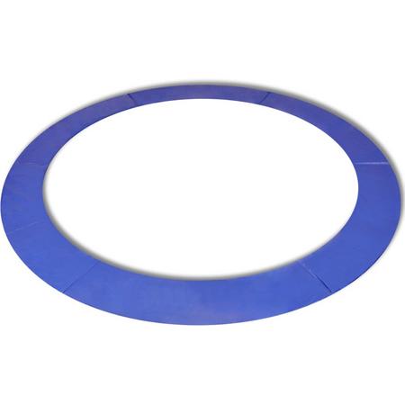 vidaXL Veiligheidsmat PE blauw voor 15ft/4,57m ronde trampoline
