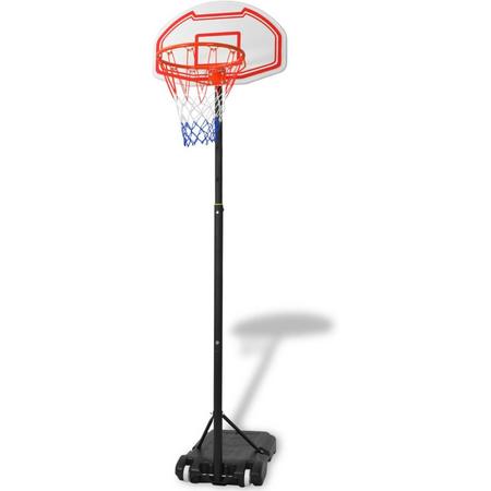 vidaXL Verplaatsbare basketbalring 210 cm