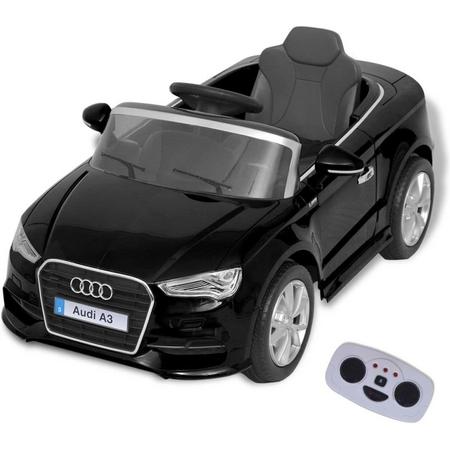 vidaXL VidaXL Elektrische speelgoedauto met afstandsbediening Audi A3 zwart