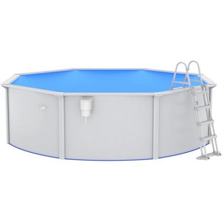 vidaXL Zwembad met veiligheidsladder 460x120 cm