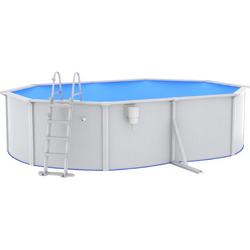  Zwembad met veiligheidsladder 490x360x120 cm