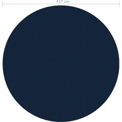   Zwembadfolie solar drijvend 417 cm PE zwart en blauw