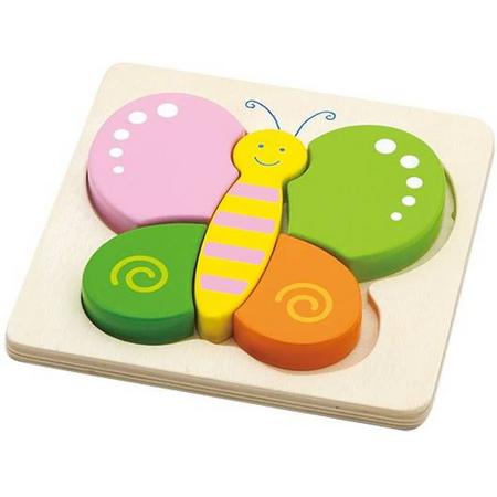 Viga Toys - Mini Puzzel - Vlinder