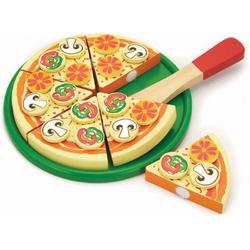 Viga Toys - Speelgoed Snijset - Pizza Vegetarisch