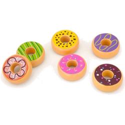 Viga Toys Speelset Donuts Junior Hout 6-delig