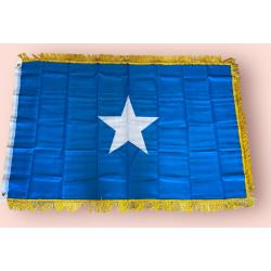 VlagDirect - Luxe Somalische vlag - Luxe Somalië vlag - 90 x 150 cm - Franjes.
