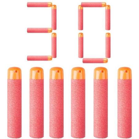 30 Vrijetijdspullen Mega rode pijltjes geschikt voor Nerf- voor Mega Blaster Guns - dart - pijl - darts