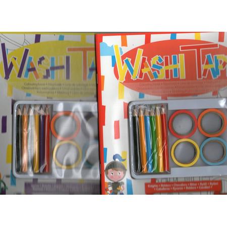 washi tape kleurboek duo