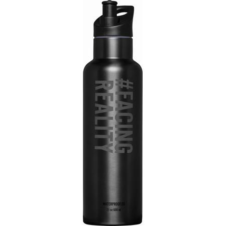 Waterproof Water Bottle - RVS - 600 ml - Dubbele Wand