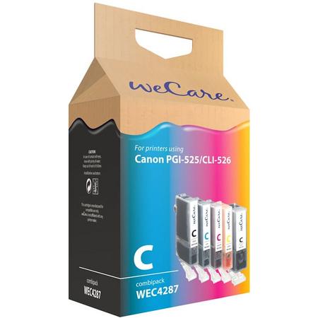 Wecare WEC4287 - Inktcartridge / Zwart / Geel / Cyaan / Magenta