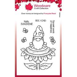 Sunflower Gnome Clear Stamp (FRS881)