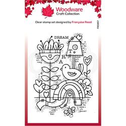 Woodware Clear stamp - Droom tuin - A6 - Polymeer