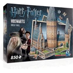 Wrebbit 3D Puzzel - Harry Potter Hogwarts Great Hall - 850 stukjes