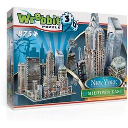 Wrebbit 3D Puzzel - New York Midtown East - 875 stukjes