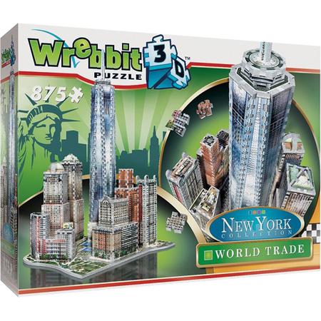 Wrebbit 3D Puzzle - New York World Trade 875 stukjes