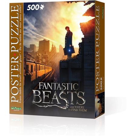Wrebbit Poster Puzzle - Fantastic Beasts New York City 500 stukjes