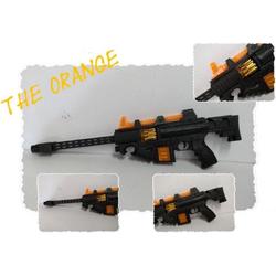 Geweer Flash Gun speelgoed  oranje inc batt