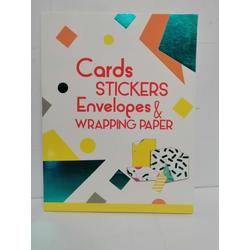 Stickers en Envelopjes Wrapping papier - stickerboek -
