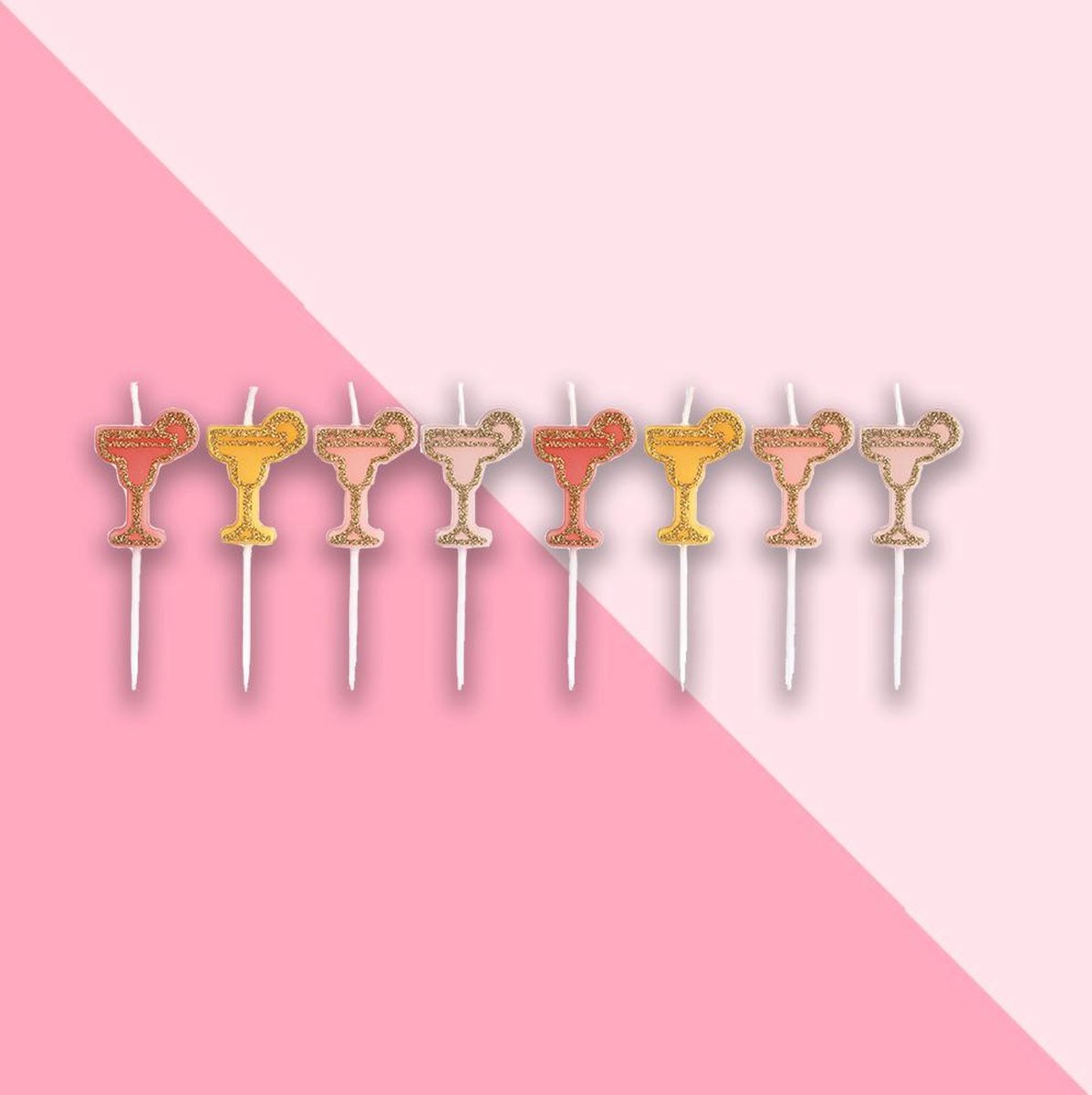   - Cocktail Party Candles Taartkaarsjes