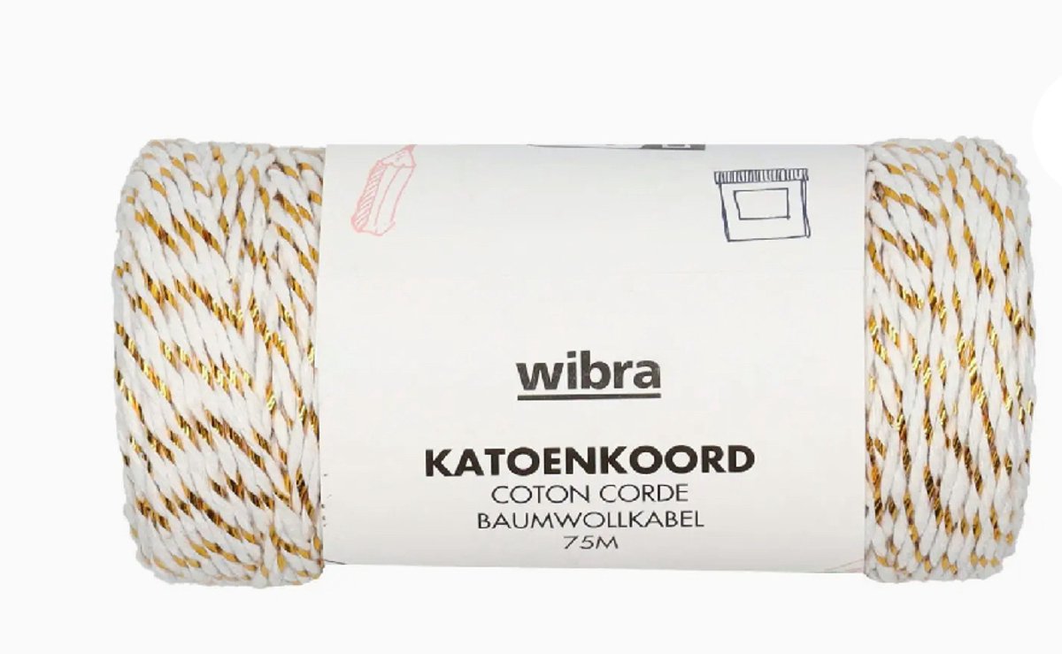 Handig Katoenkoord – 75 Meter – Veelzijdig voor Koken, Klussen en Creatief Gebruik