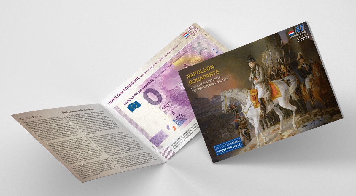 0 Euro biljet Nederland 2021 - Napoleon Bonaparte LIMITED EDITION