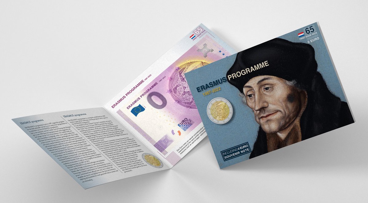 0 Euro biljet Nederland 2022 - Erasmus Programma LIMITED EDITION