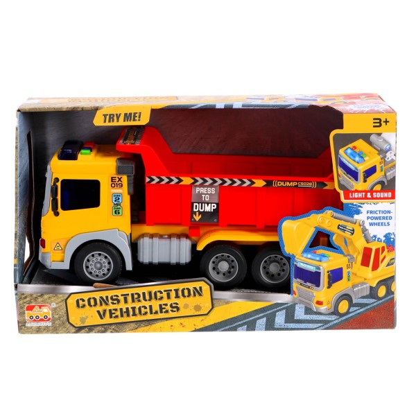 Constructie Truck Met Licht En Geluid