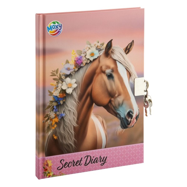 Dagboek Met Slot A5 Horse Collection 60 Pagina\s