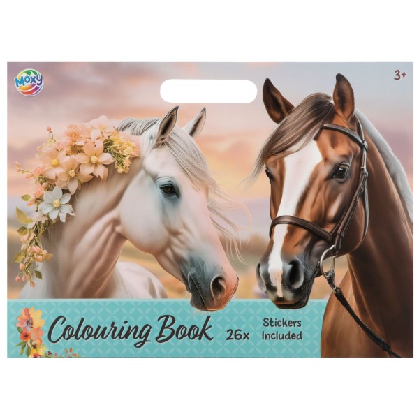 Kleurboek Horse Collection 25 Pagina\s 26x35,5 Cm