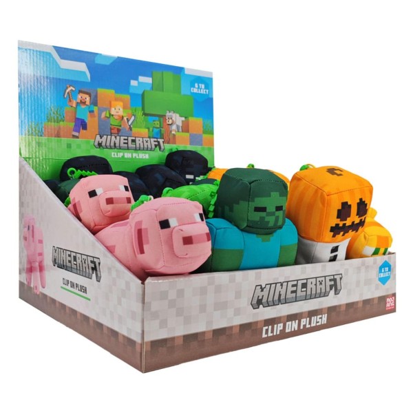 Minecraft Clip On Plush