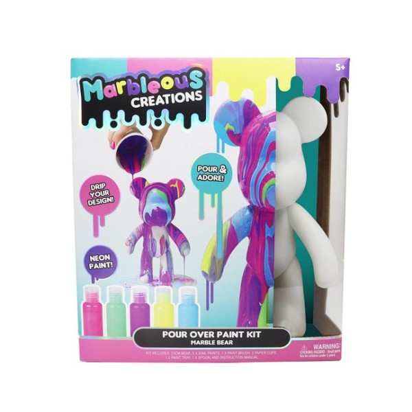 Pouring Marble Beer Set Compleet Groot