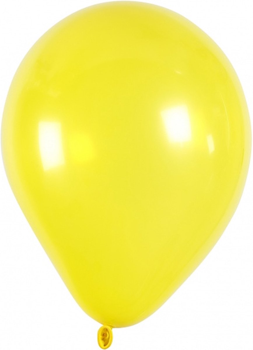 ballonnen voor helium geel 10 stuks