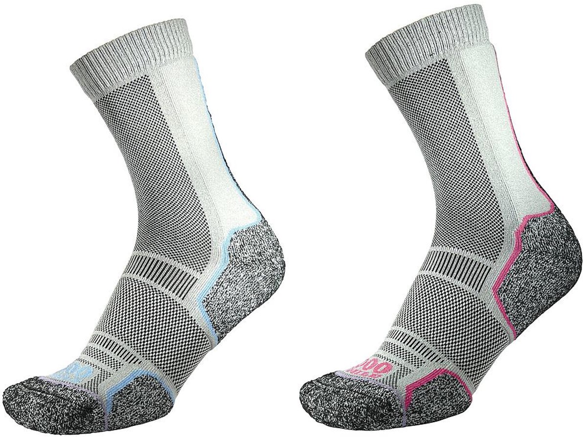1000 Mile Trek Sock Ladies (Twin Pack) (Recycled)