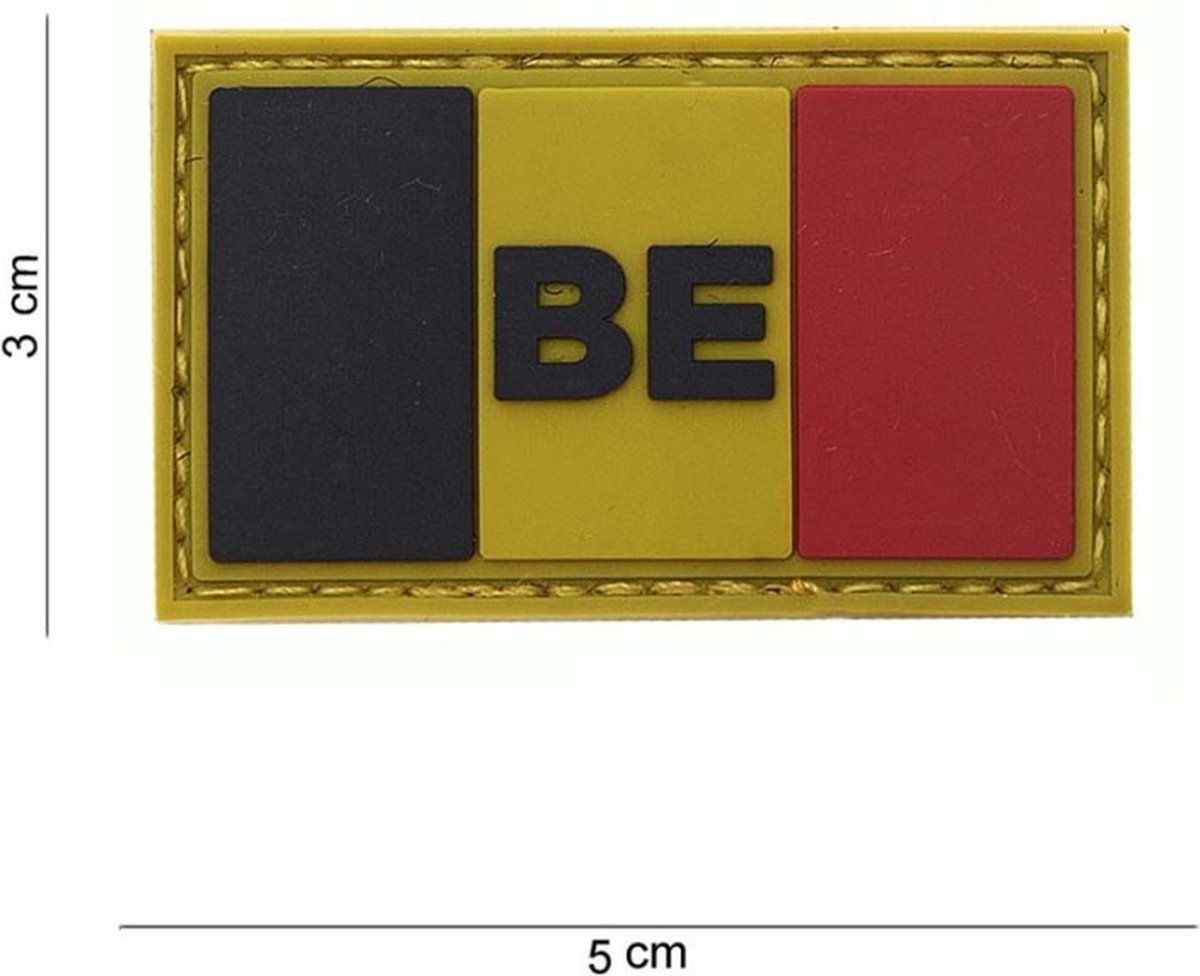 101 Inc Embleem 3D Pvc Belgie Klein Be  13050